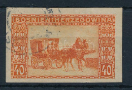 O 1906 40h Vágott Bélyeg - Other & Unclassified