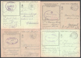 1940-1943 4 Db Tábori Posta Levelezőlap - Other & Unclassified