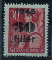 ** 1945 Kisegítő 30f/30f Kettős Felülnyomással - Other & Unclassified