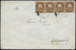 1946.04.06. (11. Díjszabás) Levél Lovasfutár 4x20 Ezer P Bérmentesítéssel - Other & Unclassified