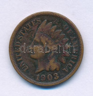 Amerikai Egyesült Államok 1903. 1c Bronz "Indian Fej" T:F United States Of America 1903. 1 Cent Bronze "Indian Head" C:F - Unclassified