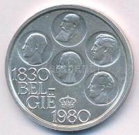 Belgium 1980. 500Fr Ezüstözött Cu-Ni "A Függetlenség 150. évfordulója" Holland Felirattal T:AU Belgium 1980. 500 Francs  - Unclassified