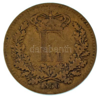Dánia 1856. 1S Bronz "VII. Frigyes", Altona Verde (Schleswig-Holstein) C:XF Denmark 1856. 1 Skilling Bronze "Frederick V - Unclassified