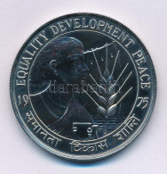 India 1975. 10R Cu-Ni "Nők éve / FAO" T:UNC,AU Patina India 1975. 10 Rupees Cu-Ni "Women's Year FAO" C:UNC,AU Patina Kra - Unclassified