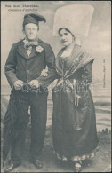 T3 French Folklore, Couple From Charentes (small Tear) - Unclassified