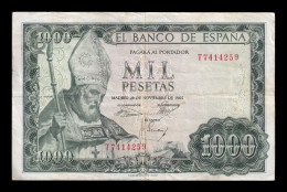 España Spain 1000 Pesetas San Isidoro 1965 Pick 151 Serie T Bc/Mbc F/Vf - 1000 Pesetas