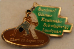 LUTTE SUISSE - BUNDNER GLANER KANTONALER SCHWINGERTAG LANDQUART - 1993 - LUTTEURS - SCHWEIZ - SWITZERLAND - (20) - Lucha