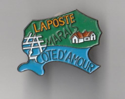 PIN'S THEME POSTE  MARAIS   COTE D'AMOUR  BRETAGNE SUD  REGION GUERANDE - Mail Services