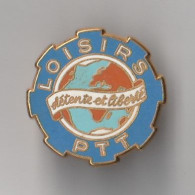 PIN'S  THEME  POSTE   P T T   LOISIR ET DETENTE   SIGNE ARTHUS BERTRAND - Mail Services