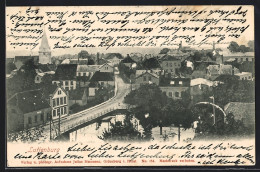 AK Lütjenburg, Teilansicht Mit Kirche Und Strassenpartie - Lütjenburg