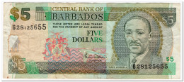 BARBADOS,5 DOLLARS,2000,P.61,FINE+ - Barbados