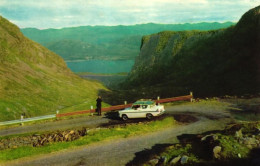 View From The Summit Of Applecross Hill In ROss Shire  With Old Car - Ross & Cromarty