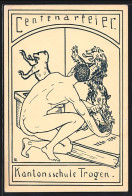 Künstler-AK Trogen, Centenarfeier Der Kantonsschule 1921 - Trogen