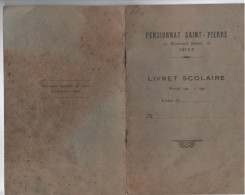 Pensionnat SAINT-PIERRE , 16 Boulevard Dubois DREUX  / Bernard Cordelette/1944-1945  CAH378 - Diploma & School Reports