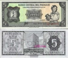 Paraguay Pick-number: 195b Uncirculated 1952 5 Guaranies - Paraguay