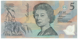 5 DOLLARS AUSTRALIA RESERVE BANK PORTRAIT QUEEN ELIZABETH II 1992 FDS-/FDS - Autres - Océanie