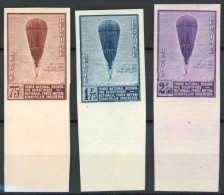 Delcampe - [* SUP] N° 353/55, Ballon Piccard. La Série Non Dentelée Bdf. Tirage 150 Ex. Rare Et Sous-coté - 1931-1940