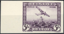 Delcampe - [** SUP] PA5, 5F Violet-brun Bruxelles. Non Dentelé Bdf (* Légère Sur Bdf). Tirage 200 Ex. Rare Et Sous-coté - Altri & Non Classificati