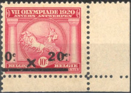 Delcampe - [** SUP] N° 185-cu, Surcharge à Cheval - Incomplète. Cdf. Signé - Altri & Non Classificati