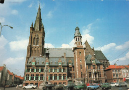 Delcampe - BELGIQUE - Eecloo - Stadhuis - Druk Papierh Ryffranck Markt 50 - Parking - Voitures - Horloge - Carte Postale - Eeklo