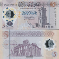 Libya Pick-number: W86 Uncirculated 2021 5 Dinars - Libya