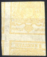 O 1850, 1 Kr. Gelbocker In Type Ib, Doppelseitiger Und Kopfstehender Druck, Entwertet "VOLOSCA", ANK 1a - Other & Unclassified