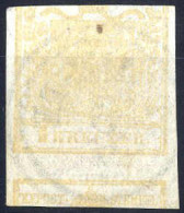 O 1850, 1 Kr. Gelbocker In Type Ib, Mit Doppeldruck, Entwertet "TRIEST", ANK 1a - Other & Unclassified