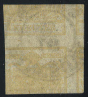 O 1850, 1 Kr. HPIb Gelbocker, "aufrechtstehender Vierteiliger Doppelseitiger Druck" (ANK 1HIb DD - U. 1c / 260,-) - Other & Unclassified