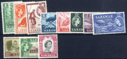 ** 1955/59, Set Of 14, Without 30 Cent., New, Mi. + SG 188-97 + 199-202Automatisch Generierte Übersetzung:1955/59, Satz  - Other & Unclassified