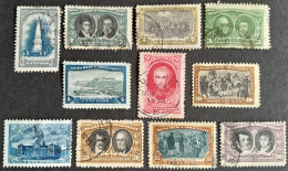 Argentine Argentina 1910 Centenaire République Yvert 148 149 150 151 152 153 154 155 156 157 158 O Used - Gebruikt
