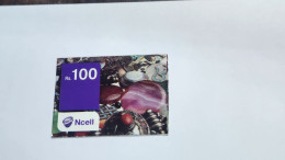 NEPAL-(NP-NCE-REF-0012)-Buttons-(10)(154-682-103-4230)(RS.100 RUPIA NEPAL)-good Card - Nepal