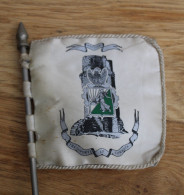 FANION DE BUREAU 121° REGIMENT DU TRAIN DE MONTLHERY ESSONNE DRAPEAU MILITARIA - Drapeaux