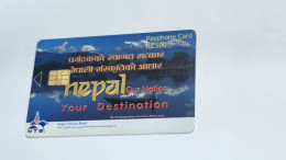 NEPAL-(NP-NTC-0003)-Nepal Lake-(11)(NEPAL TELECOM)(RS.500 RUPIA NEPAL)(chip Card)-good Card - Nepal