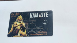 NEPAL-(NP-NTC-REF-0001A)-Namaste-(19)(NEPAL TELECOM)(RS.200)(2713772523623)(31/12/2009)-prepiad  Card - Nepal