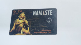 NEPAL-(NP-NTC-REF-0001D)-Namaste-(20)(NEPAL TELECOM)(R3.200)(2316335543062)(31/12/2010)-prepiad  Card - Nepal