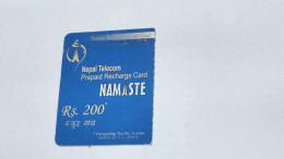 NEPAL-(NP-NTC-REF-0005A)-Nation Building Is Our Goal-(23)(NEPAL TELECOM)(Rs200)(1710-1989-48655)(31/12/2011)-prepiad - Nepal