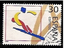ESPAÑA 1996 - OLIMPICOS DE BRONCE - SKI - EDIFIL Nº 3420 USADO - Gebraucht