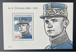 Czechoslovakia 2019 - Block Bloc S/S Vignette Cinderella 0 € " Milan Rastislav Štefánik " Matej Gabris - Abarten Und Kuriositäten