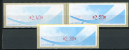 BT2-24  Timbres De Distributeur 3 Vignettes Impression Rouge Comète 2002    A Saisir !!! - 1988 Type « Comète »
