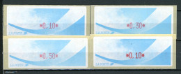 BT2-24  Timbres De Distributeur 4 Vignettes Impression Rouge Comète 2002    A Saisir !!! - 1988 Type « Comète »