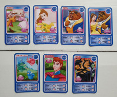 Lot 7 Cartes Auchan Disney Pixar - Princess - N° 40, 46, 47, 48, 51, 53, 54 - Disney