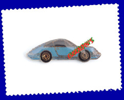 Vente Immédiate, Petit Pin's Porsche 911 Bleue,  Frais Port Voir Conditions De Vente - Porsche