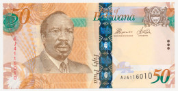 BOTSWANA 50 PULA P-32d President Sir Seretse Khama - Boat Fish Eagle Bird 2016 UNC - Botswana