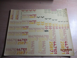 525-5 Décal Pour Maquette Plastique ANNEES 60/70 Planche HISAIRDEC Echelle 1/72 TRES GRANDE PLANCHE MARQUAGES LUFTWAFFE - Transfer