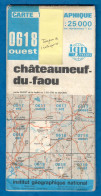 Carte IGN : Chateauneuf Du Faou:  0618 OUEST - Topographical Maps