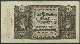 Dt. Reich 2 Millionen Mark 1923, DEU-101a, Gebraucht (K1332) - 2 Millionen Mark