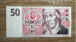 Czech Republic，50 Korun，1993 ，pick 4，GEM UNC Condition - Tchéquie