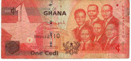 GHANA P37g 1 CEDI 1.7.2015  #HN        F-VF - Ghana