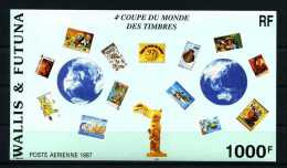 Wallis Futuna 1997 Bloc N° 7 ** Neuf MNH Superbe C 26 € Coupe Du Monde Des Timbres Timbres Sur Timbres Globe - Blocs-feuillets