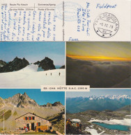 Chapanna D'Es-cha  (4 Bilder - Feldpost)       Ca. 1970 - Madulain